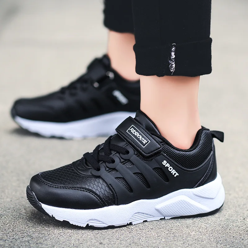 

Spring New Products Children Fashion Korean-style Athletic Shoes Men And Women Child Waterproof Grained CHILDREN'S Shoes Simple