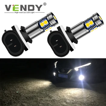 

2pcs 881 H27W Car LED Fog Light Bulb Lamp For Hyundai Accent Elantra GT Sonata Santa Fe Tucson i30 Solaris ix35 creta i40 Aveo 5