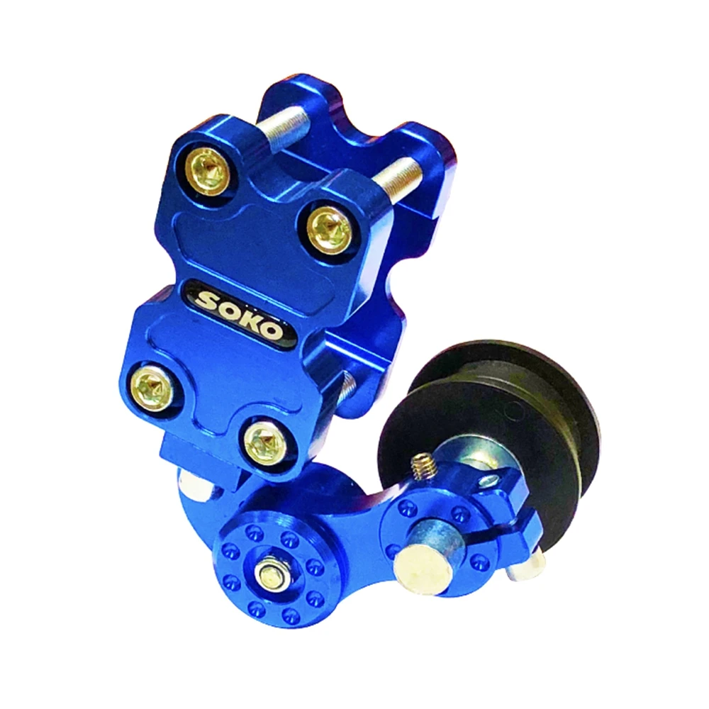 

Universal Motorcycle Motocross Adjuster Chain Tensioner ATV Chain Regulator Roller Aluminum Tensioner Tool Accessories