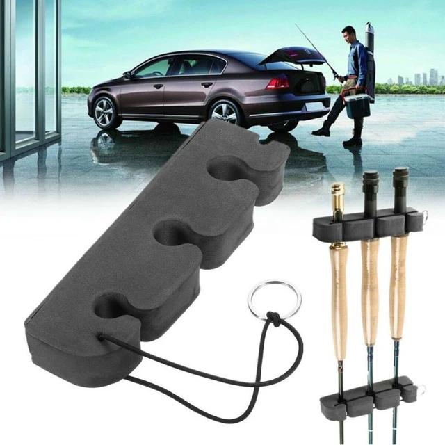 Mount Universal Magnetic Back Car Rod Holder Rack Tool Stand Black Fly  Fishing Tackle Portable Foam