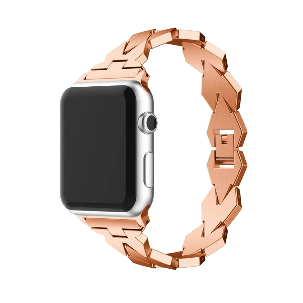 

Stainless Steel strap for Apple Watch band 42mm/38mm iwatch 4/3 band 44mm 38mm Metal Bracelet belt Watchband Watch accessories
