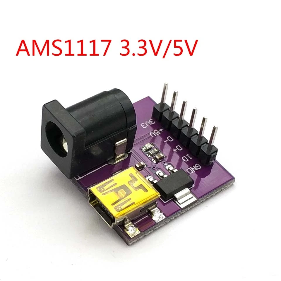 AMS1117 3 v 3.3V Mini USB 5V/3 V DC идеальный модуль питания|Запасные части| |