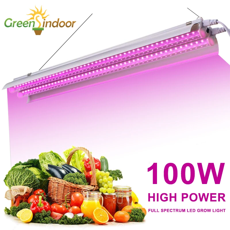 Online Luz de crecimiento LED de espectro completo 1000W lámpara de crecimiento de plantas de interior Fitolampy Fito LED tira de crecimiento caja de tienda de plantas Flor de siembra