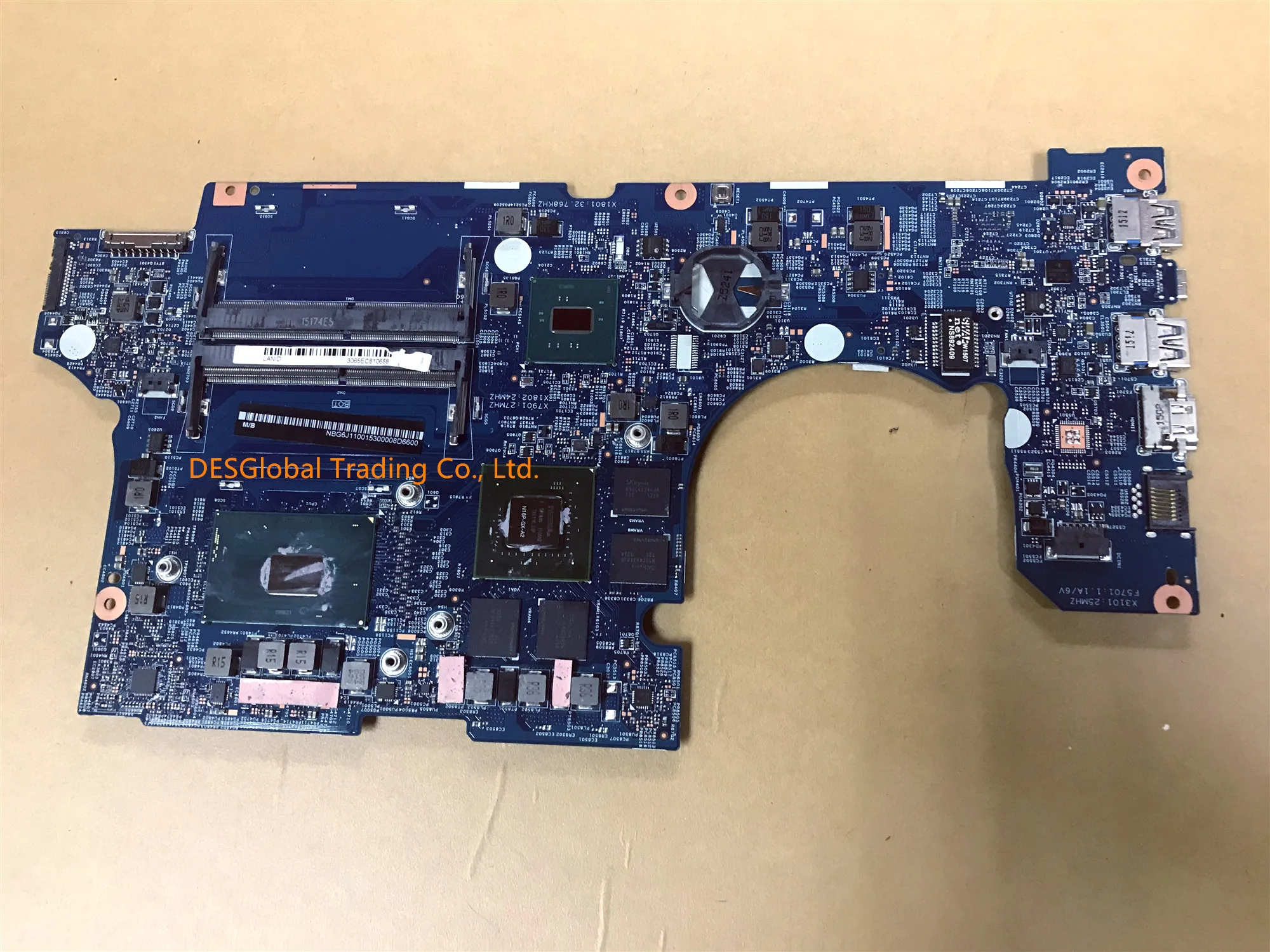 New  NBG6J11001 14302-1 Mainboard For ACER For ASPIRE VN7-592G Laptop Motherboard 448.06B08.0011 i7-6700