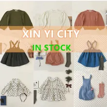 ; Новинка года; сезон осень-зима; Супер Красивый хлопковый комплект с кружевом; платье для девочек