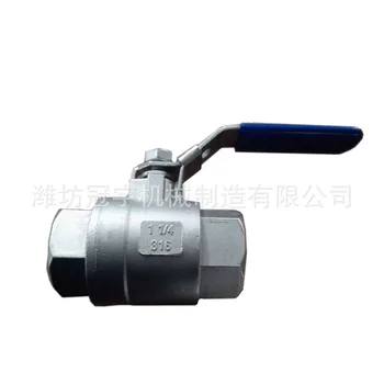 

Stainless Steel 304 Two Piece Ball Valve 1.2 "manual Thread