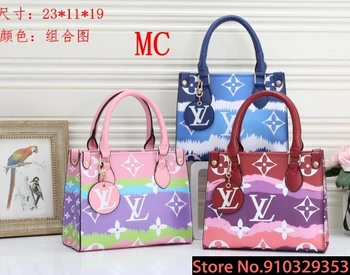 

Luxury Leather Handbags Women Bags Designer Brand Women's Shoulder Bags Large Capacity Ladies Hand Bags L408 Louis Vuitton LV-