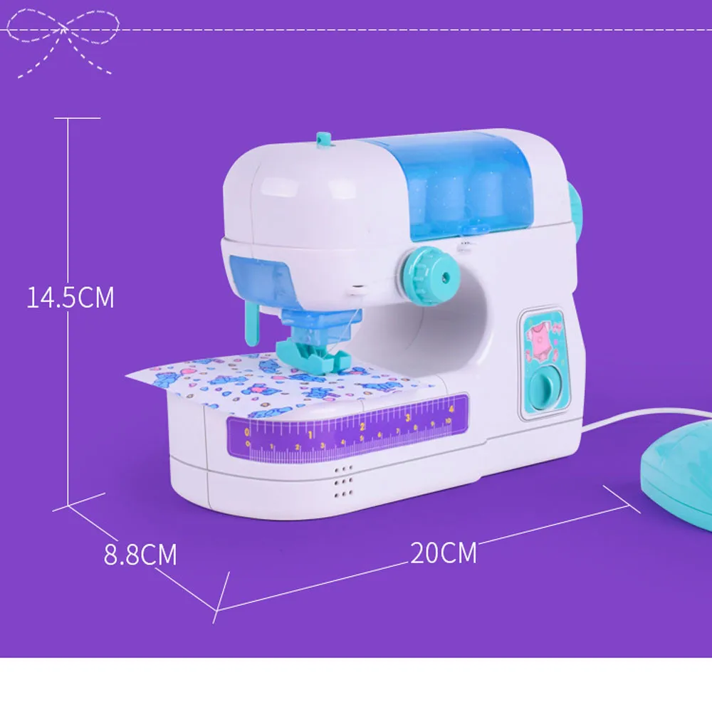 Электрическая швейная студийная машина, швейная интеллектуальная игрушка для девочек, детские подарки, рождественские забавные Zabawki