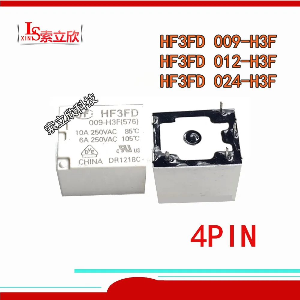 10 шт./лот Новое реле HF3FD 009-H3F (576) HF3FD-009-H3F 012-H3F 024-H3F 012 H3F 9V 12V 24V 4PIN | Обустройство дома