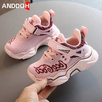 

Size 21-30 Baby Breathable Lightweight Shoes Unisex Anti-slippery Shoes Children Wear-resistant Sneakers for Boy Casual Sneakers