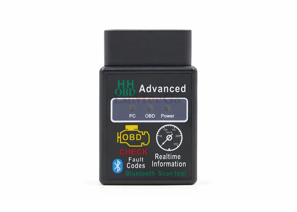 Advanced HH Mini ELM327 Bluetooth V1.5 OBD2 Car Diagnostic Scanner For Android ELM 327 V 1.5 OBDII OBD 2 Auto Diagnostic Tool