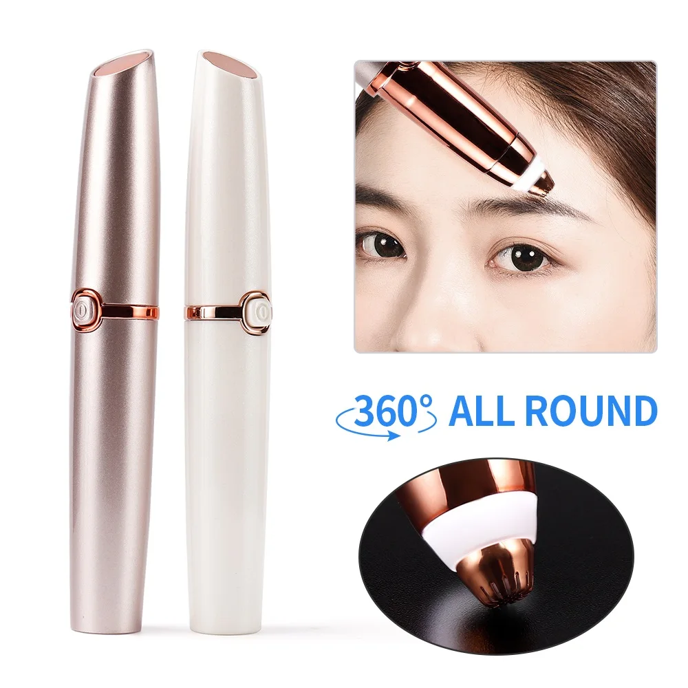 eyebrow trimmer with light