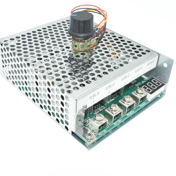 

12V 24V 36V DC Motor Speed Controller 60A Digit Display High Power Motor Governor with Switch Potentiometer, 0-100% Adjustable