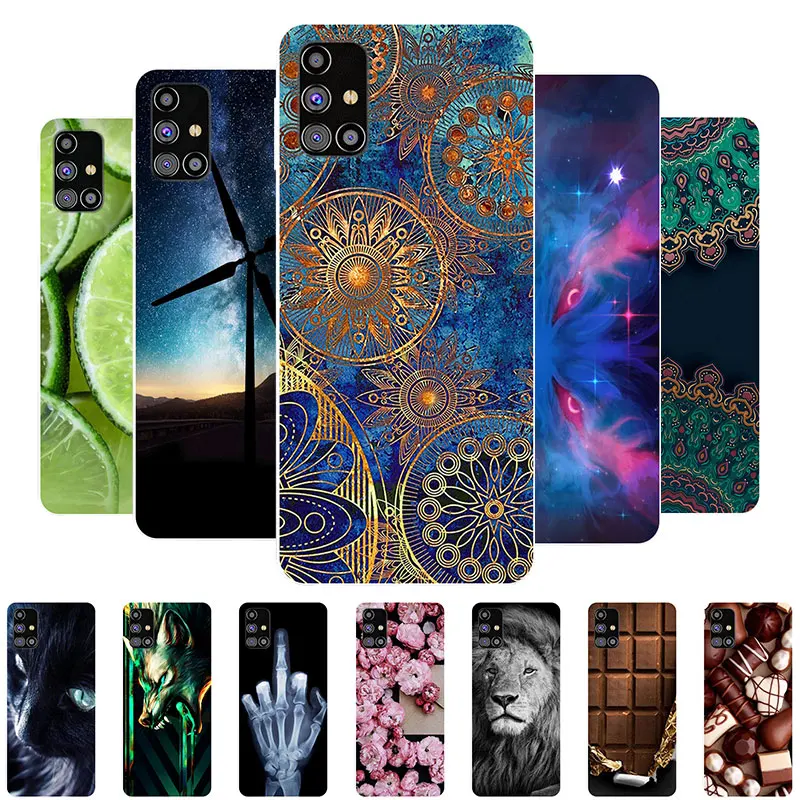 For Fundas Samsung M31S Case Silicone Soft TPU Protective Back Cover Galaxy M31s M 31S M31 S Phone Cases Bumper | Мобильные телефоны