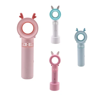 

Top Portable Handheld Fan USB Charging Fanless Pocket Fan Mini Creative Cartoon Fan Bladeless Fan for School, Office, Dormitory