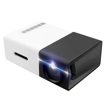 

Mini Portable LED Projector, Smartphone Pocket Projector with AV USB SD HDMI for Video/Movie/Game/Home Theater Video Projector (