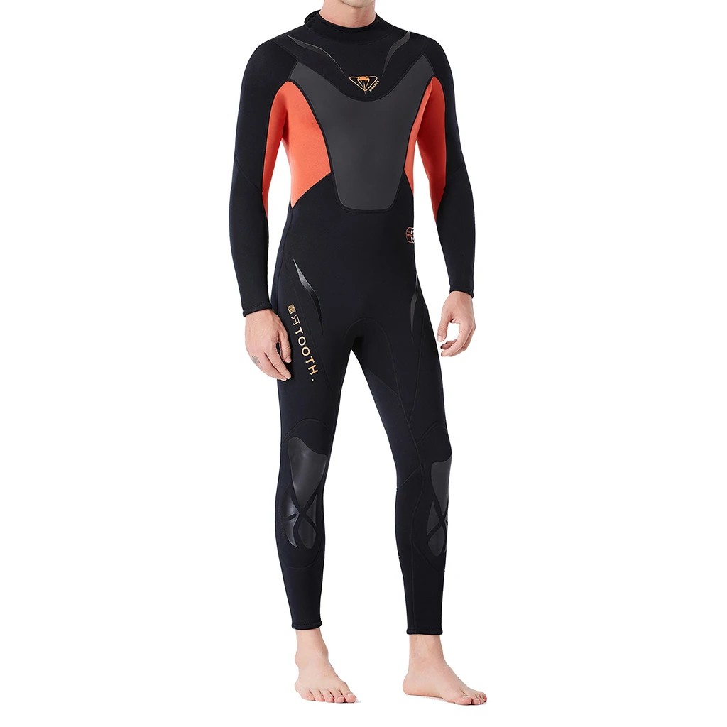  1Pc 3mm Men Diving Wetsuit  Diving Suit Jumpsuit Rash Guard Swimming Freedive Full Body Swimsuit for Water Sports