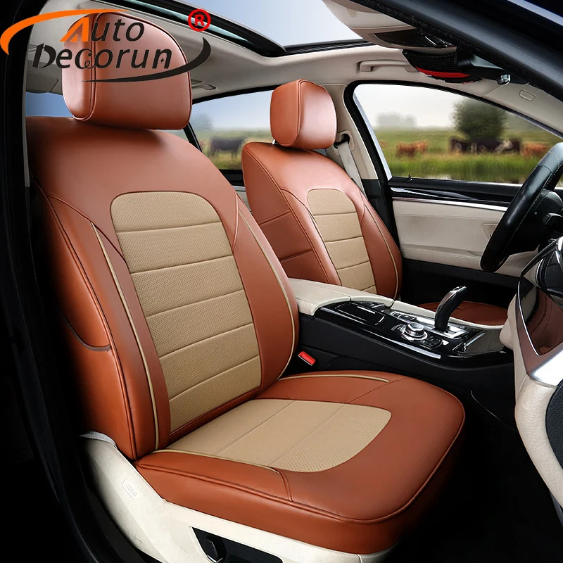 AutoDecorun сиденье из натуральной кожи чехлы для Mercedes Benz C180 C300 C250 C 200 200K 350 400 450
