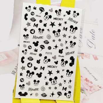 

3D Nail Sticker Decals Cute Cartoon Anime Animal Nail Art Decorations Stickers Sliders Manicure Accessories Nails Decoraciones