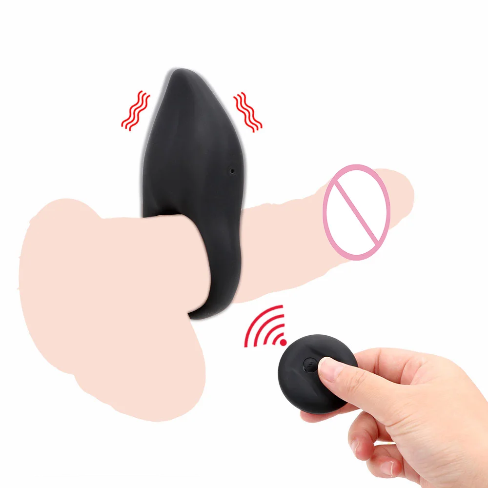 Vibrator Cockring Penis Cock Ring Remote Control Delay Ejaculation for Man Sex Toys Adults 18 10 Speed Vibrating | Красота и здоровье