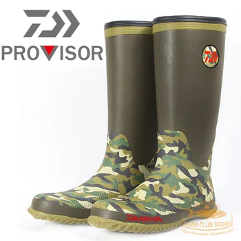 

2021 DAWA Fishing Boots Waterproof Water Shoes Outdoor Upstream Boots Rubber DAIWA Fishing Shoes Anti-skid Fishing Thigh Boots