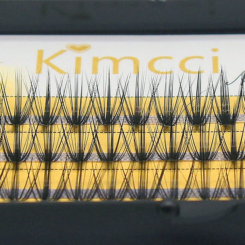 Натуральные Мягкие Накладные ресницы Kimcci для наращивания искусственные объема в