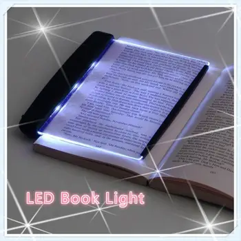 

Creative LED Book Light Reading Night Light Flat Plate Portable Car Travel Panel Led Desk Lamp For Home Indoor Bedroom 2020