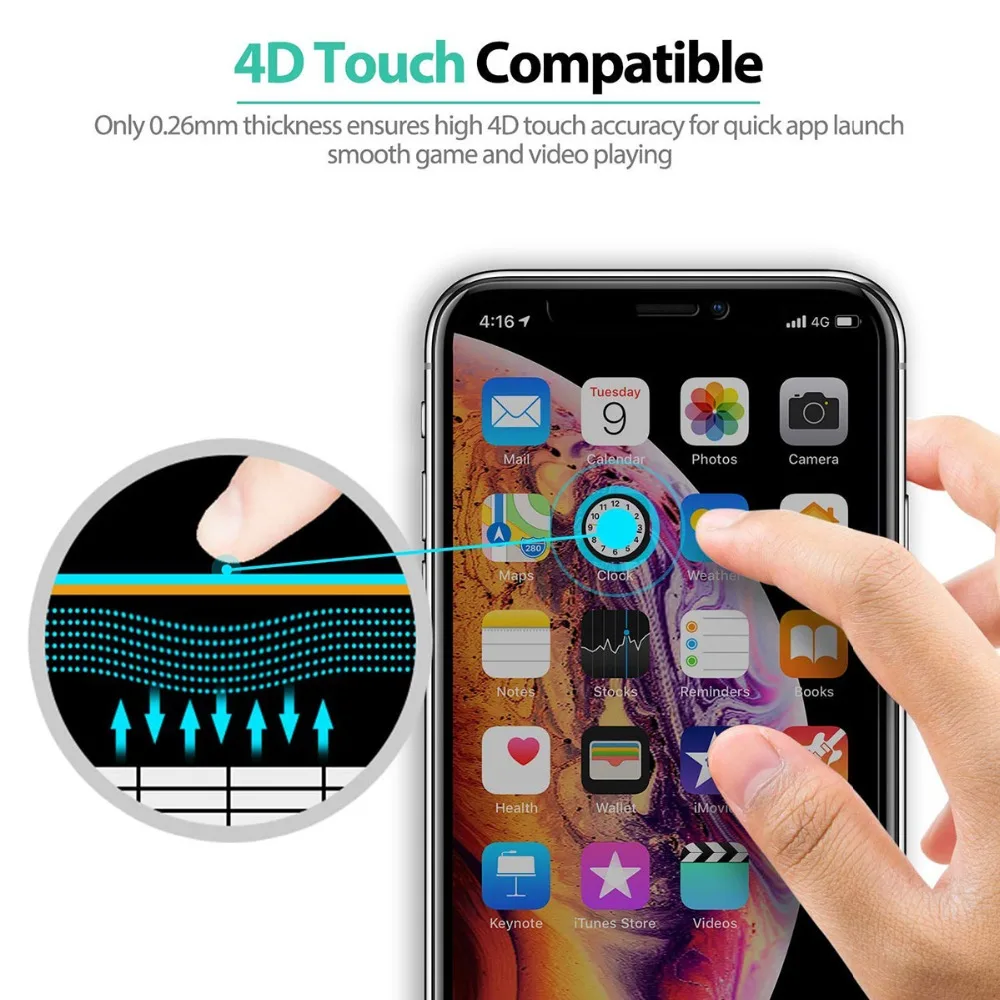 Полное покрытие, антибликовое стекло для Apple iPhone 11 Pro 2.5D, антишпионская Защитная пленка для экрана, защита для iPhone 11 Pro MAX