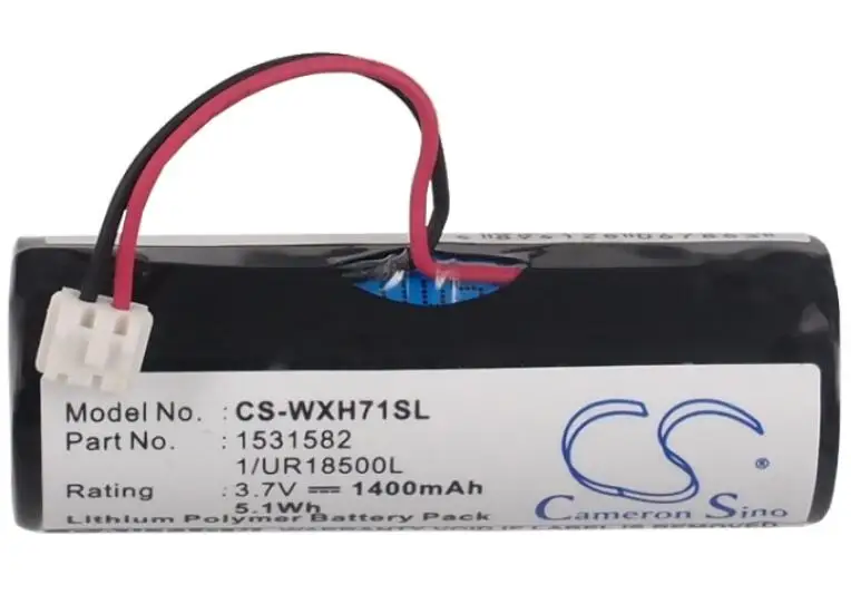 Cameron sino 1400 мА/ч, Батарея для WELLA Xpert HS71 Xpert HS71 профи Xpert HS75 1/UR18500L 1531582 Аккумулятор для бритвы