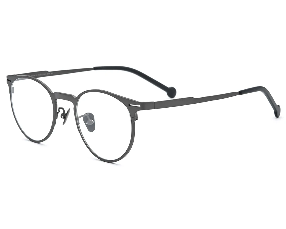 Электрическая оправа для очков из чистого титана для мужчин, очки по рецепту, ультралегкие очки для близорукости, оптические оправы для глаз для женщин - Цвет оправы: C3. Gray
