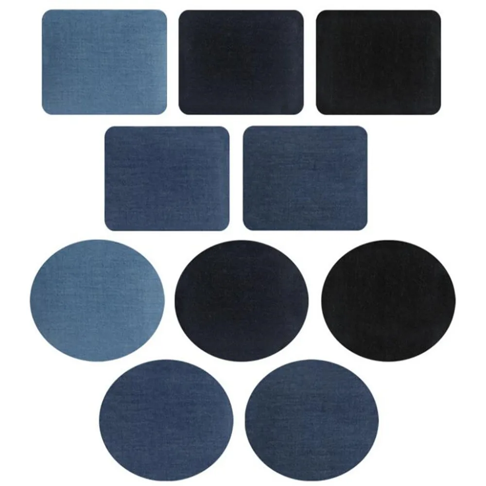 1 piece Cloth stickers Denim patch pants knee patch can be ironed denim