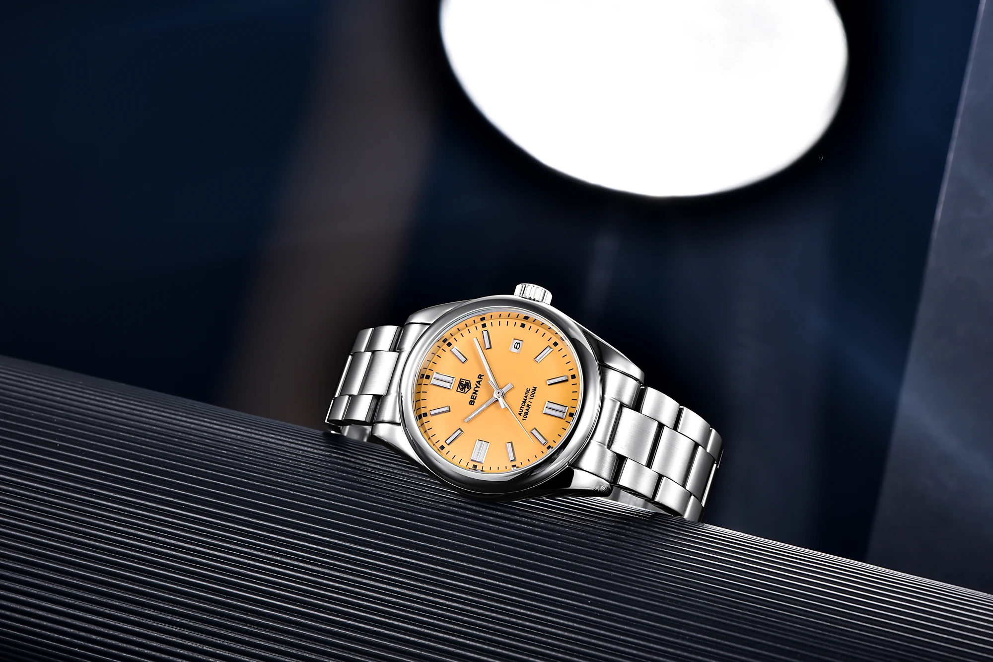 2021 New BENYAR 39MM Men's Watches Mechancial Watch Men Luxury Automatic watch for men Stainless steel Waterproof Clock Man