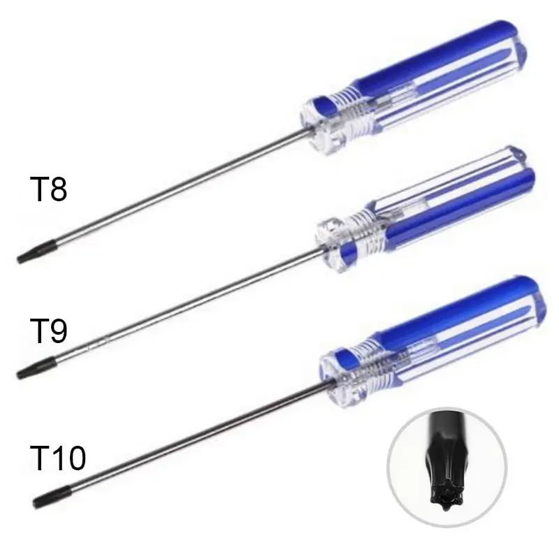 Mejor precio Torx-destornillador de seguridad T8/T9/T10, a prueba de manipulaciones, controlador Torx para XBOX 360, controlador inalámbrico, 45 #, destornillador de acero 531y0Aezr7r