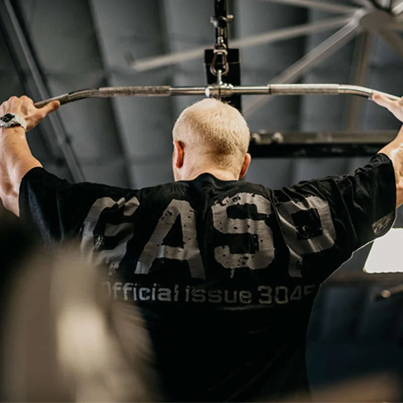 

2019 Short Sleeve Cotton T-Shirt Men tShirt Fitness bodybuilding gyms Slim Shirts Male Fashion Casual Printed Tees Tops