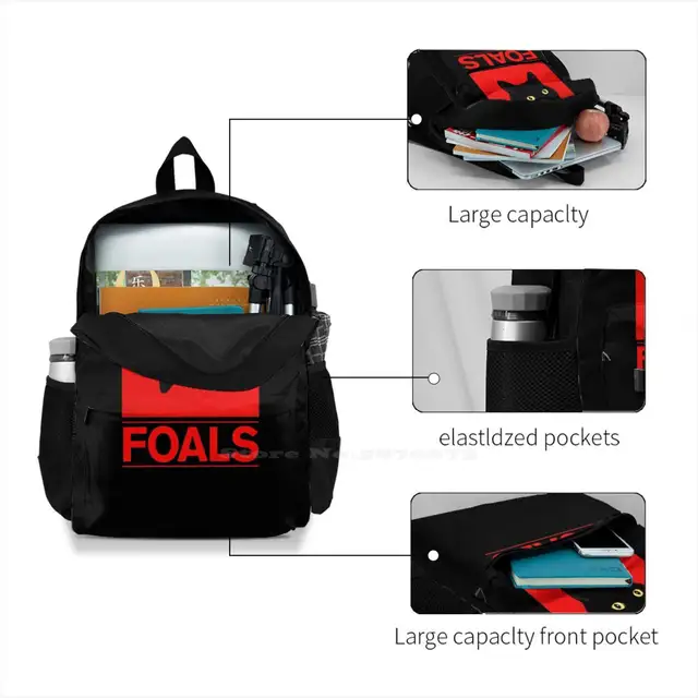 Black Cat Foals Album 2020 Cancan Backpack: Edgy Charm Meets Functionality