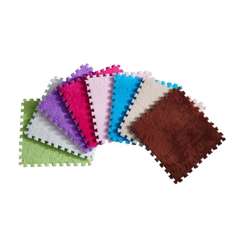 

Jigsaw Baby Game Pad Carpet Baby Climbing Mat Stitching Bedroom Living Room Floor Mat Plush Side Anti-Slip Anti-Fall Crawling