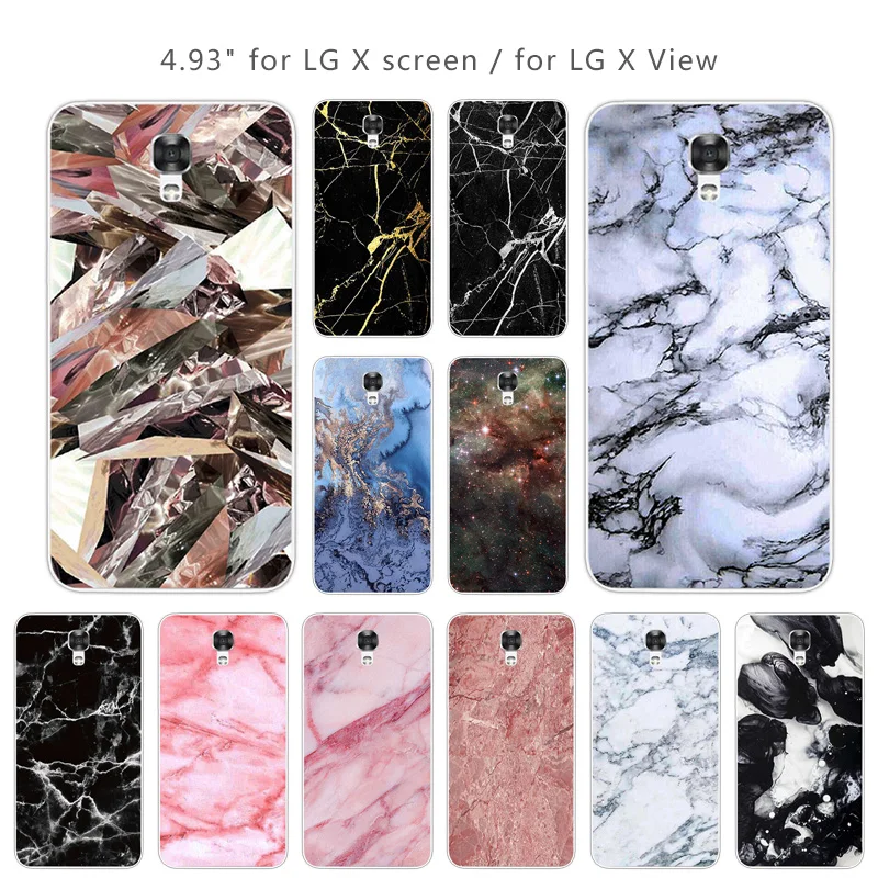 Soft Silicone Cover for LG XScreen K500DS Luxury 4.93&quot Phone Cases Clear TPU Shell XScreen/XView Funda Ultrathin Capa |