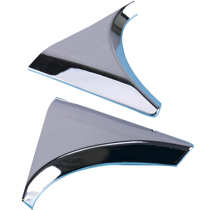Car Spoiler Cover Car ABS Chrome 2Pcs Rear Window Tailgate Spoiler Trims Cover Fit for Nissan Qashqai J11 2014 2015