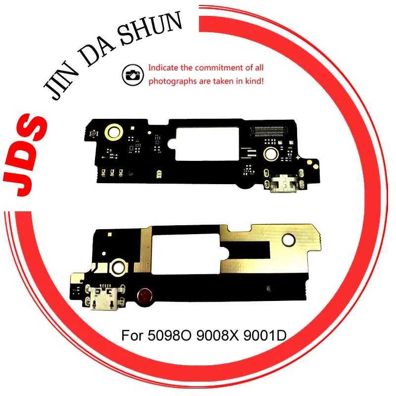 Charger Board Flex Cable USB Charging Dock Connector Mic For Alcatel Pixi 4 OT 5098 5098O A3 XL 9008X 9001A 9001D Flat | Мобильные