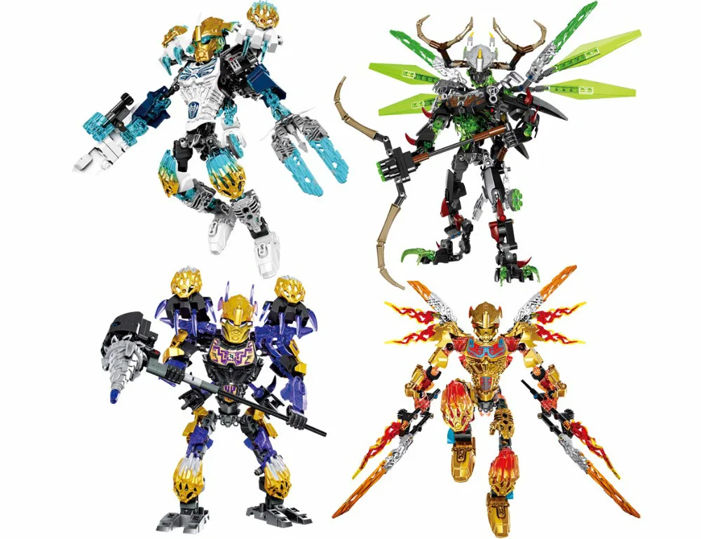 BIONICLE 261 шт. Umarak Uxar фигурки строительные блоки игрушки для мальчиков совместимы со всеми брендами 71310+ 71300 BIONICLE игрушки подарок