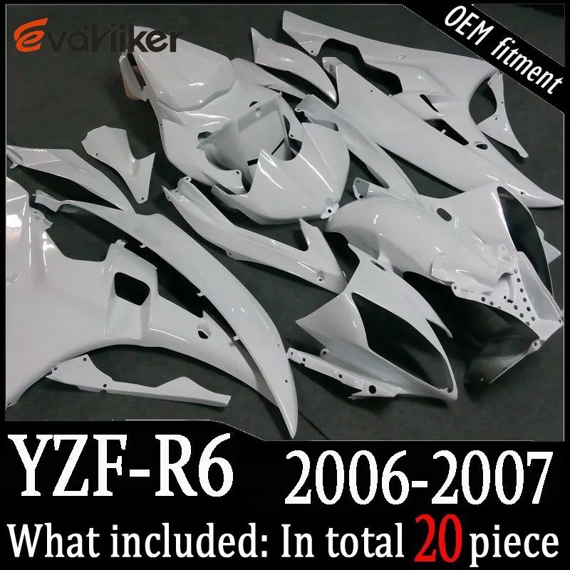 Заказной обтекатель мотоцикла для YZF-R6 2006-2007 ABS пластиковый корпус мотоцикла красное пламя+ подарки