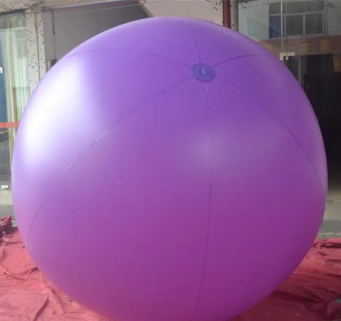 Коммерческий 1,5 м/2 м гигантский ПВХ надувной баллон воздушный шар с гелием для рекламных мероприятий - Цвет: Purple