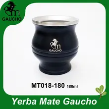 120 шт/партия деликатная Аргентина Yerba мате Металл Калабаш тыквы многоразовые теплоизоляционные легко чистящие горячие продажи MT018-180
