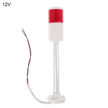 

Industrial Signal Light Column LED Indicator Warning Lamp Red Tower Light DC 12V 24V AC 220V