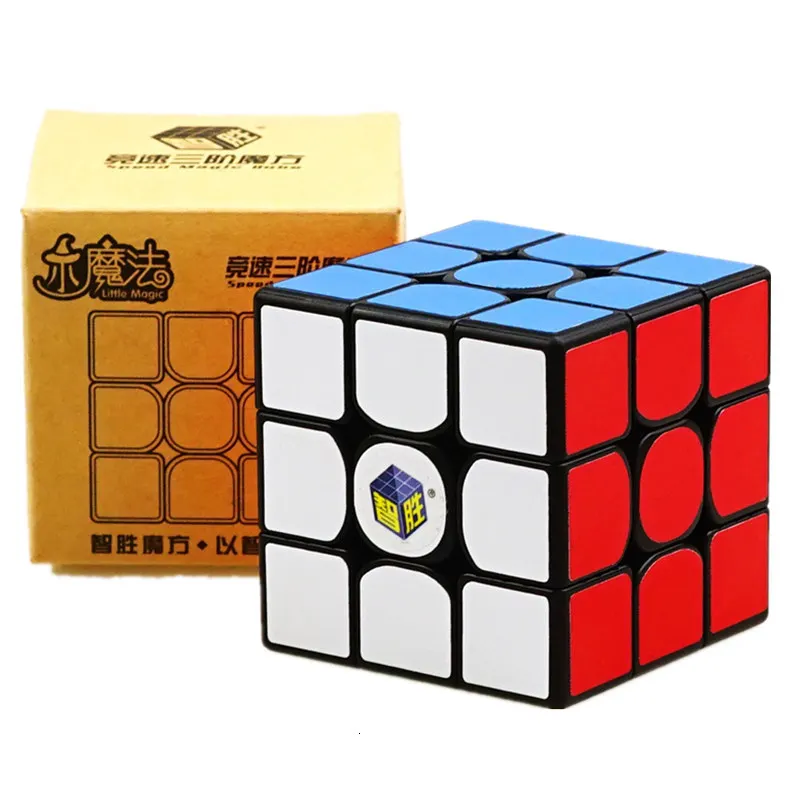 Магический куб Yuxin 55 5 мм 3x3x3 магический 3x3 скоростной черный/белый/без наклеек