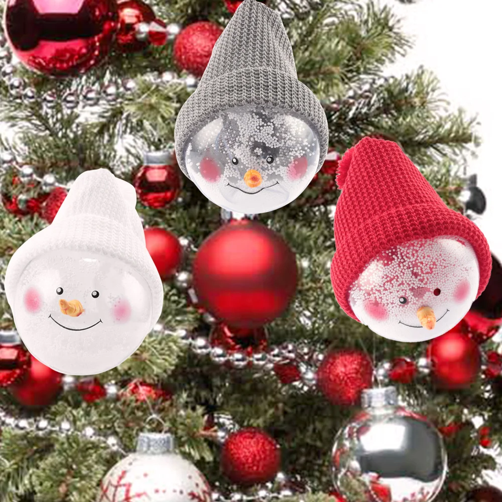 

Christmas Tree Decorations Ornaments Grain Snowman Ball Creative Doll Pendant Christmas Decorations for Home