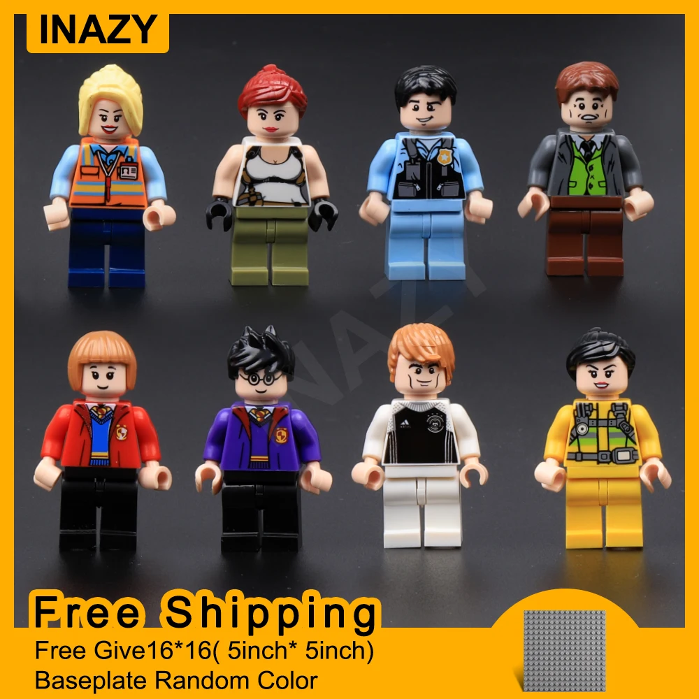 

8pcs New LegoINGlys City Live MiniFigured Super Heros Marvel Bricks Building Blocks Toys Hobbies Set Toys Girl Brithday Gifts