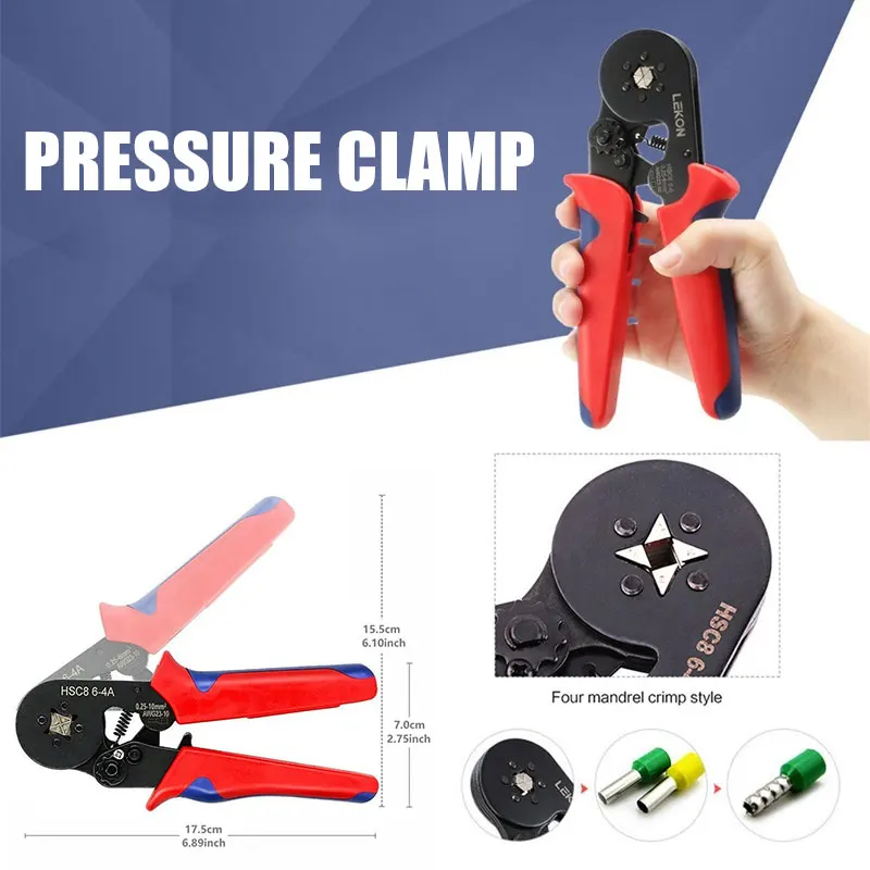 Multi Function Pliers Wire Crimping Tools Meta Crimping Pliers Clip Plier Tool Crimper Plier Red Blue Durable Nippers