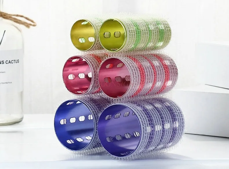 Бигуди с пневматической челкой самоклеющиеся фиксированные бигуди женские