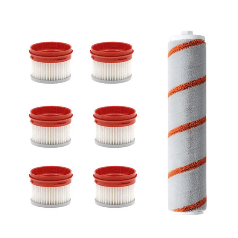 

7PCS Roller Brushes Filter Replacements for Xiaomi Dreame V9 Cordless Handheld Vacuum Cleaner